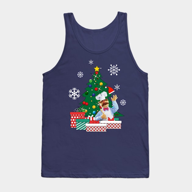 Swedish Chef Around The Christmas Tree Muppets Tank Top by Nova5